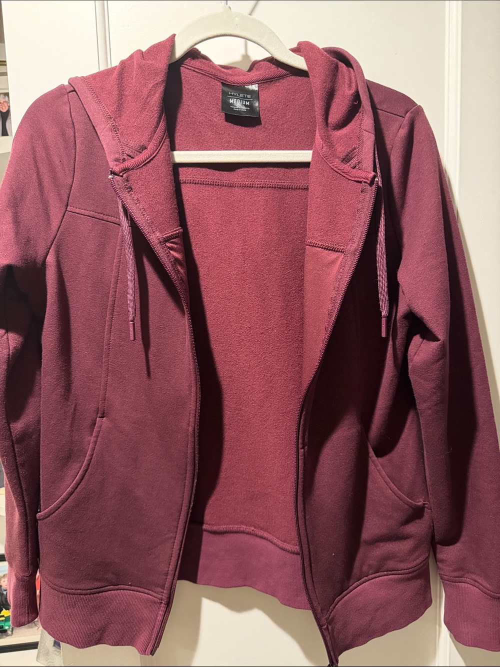 Hayley’s Zip-Up Hoodie Jacket - Women's Wine
